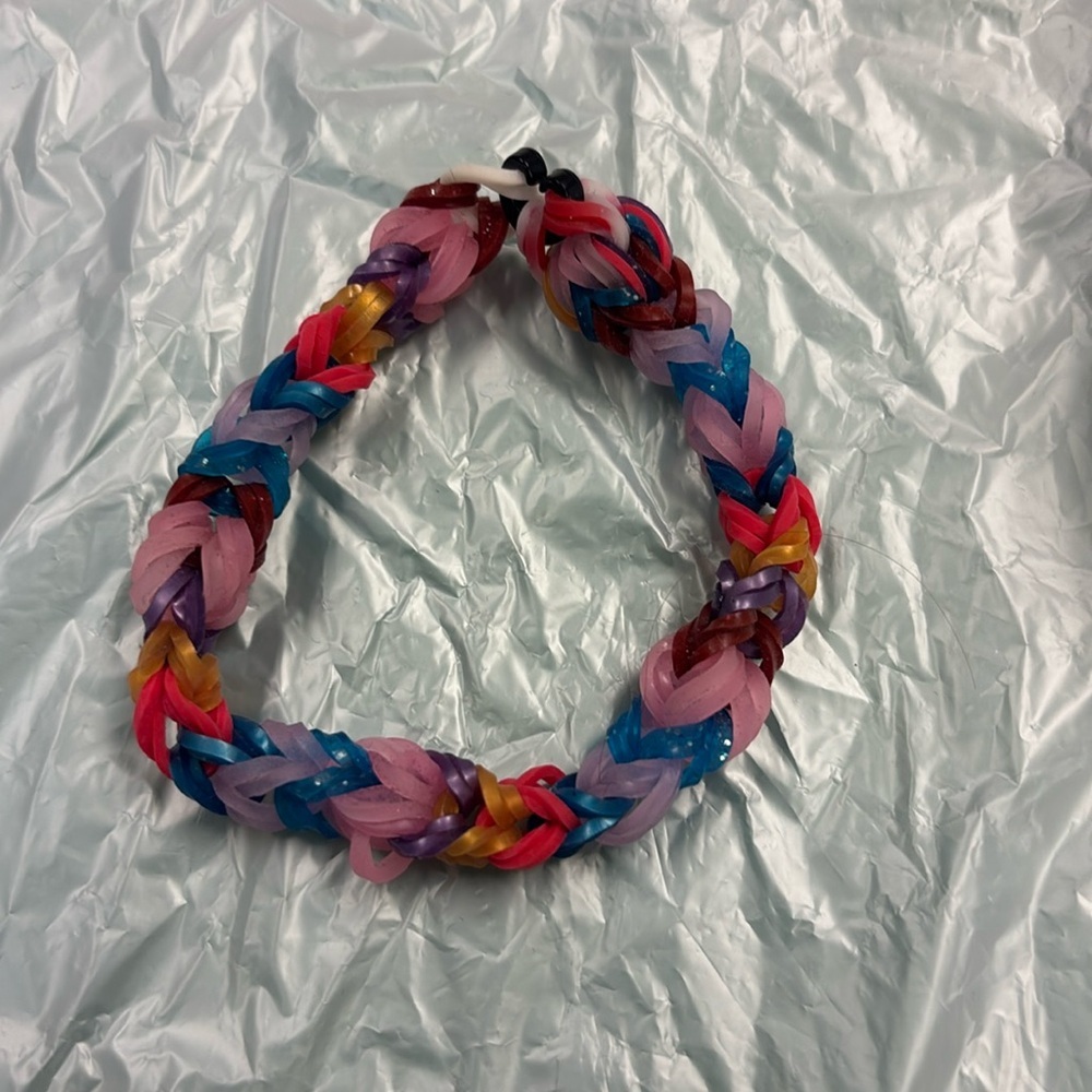 💜 Rainbow Loom Handcrafted Bracelet 💜